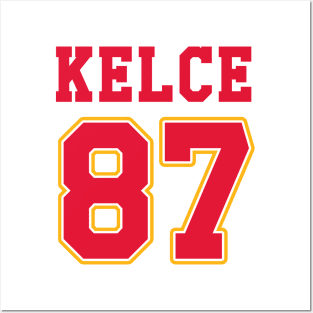 Kelce 87 Posters and Art